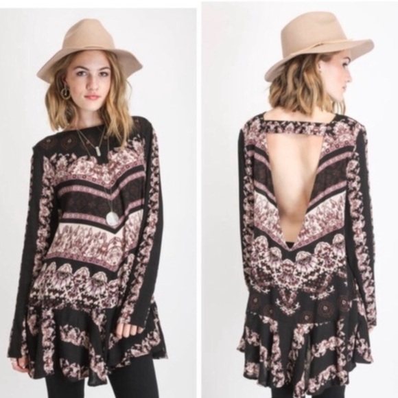 Free People Smooth Talker Tunic in Black - Picture 2 of 6